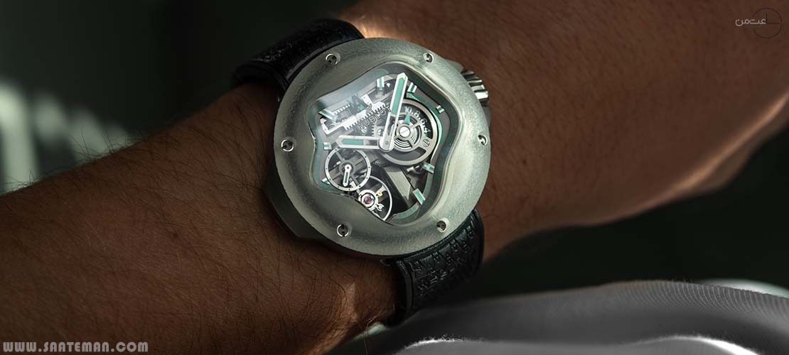 ساعت هابلوت MP-17 MECA-10 Arsham Splash Titanium Sapphire